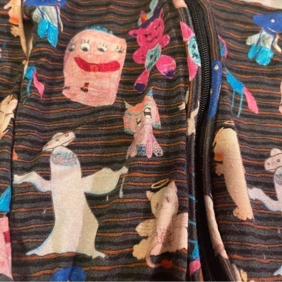 Brooke and Peyton bamboo sleeper size 0-3 months top and bottom zipper GUC - Picture 5 of 14